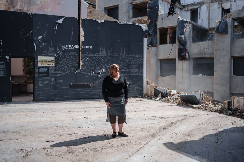 “Lost Worlds.” How the Russian strike ruined the Chornobyl Museum in Kyiv №24